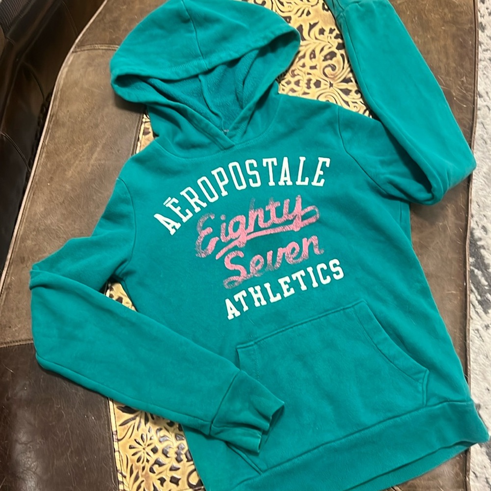 Green Aeropostale Hoodie, Sz Small